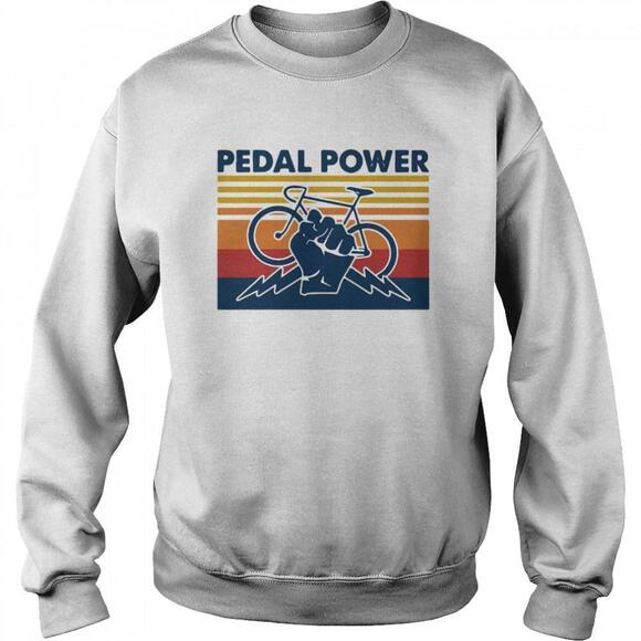 Other - Bicycle Pedal Power Retro Sweatshirt